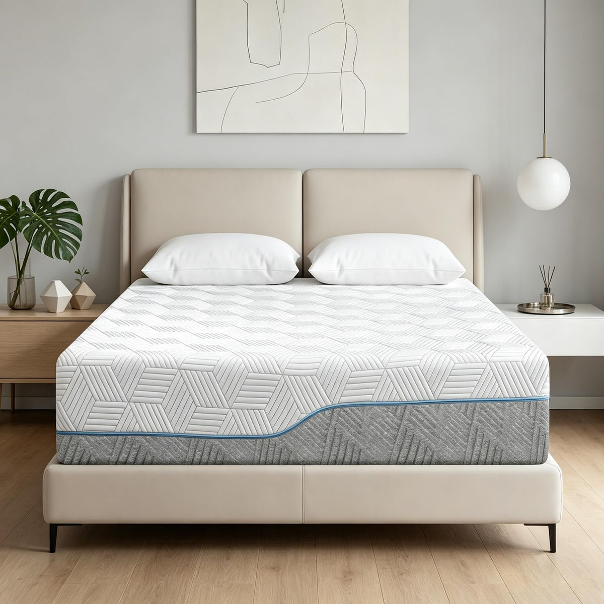 Extra Firm Mattress Full Size 8 Inch, Premier High Density Foam Mattresses in Box, Supportive Bed-Mattress for Back Pain, Pressure Relief, Removable Fiberglass Free Cover, CertiPUR-US, 75'' x 54''
