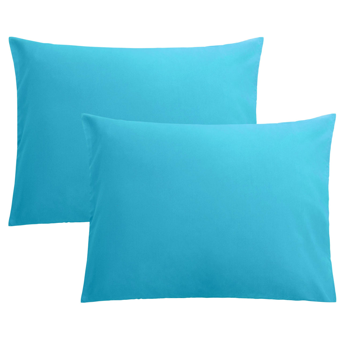 FLXXIE 2-Pack Microfiber King Pillow Cases, Envelope Closure, Navy