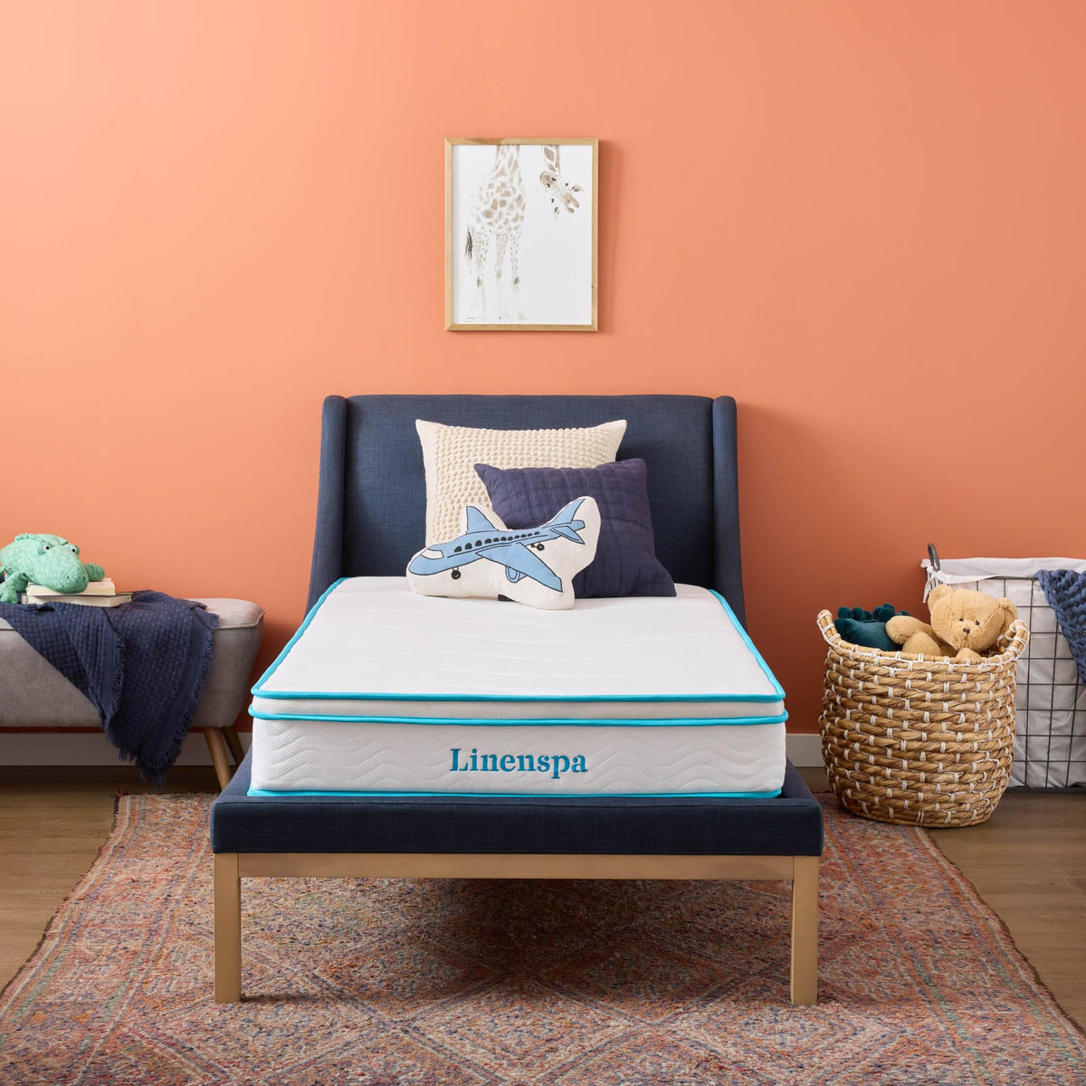 Linenspa 10 Inch Gel Infused Memory Foam Mattress – Queen Size – Medium Plush - Cooling Gel - Mattress in a Box - Primary or Guest Bedroom - Pressure Relieving and Breathable – CertiPUR-US Certified