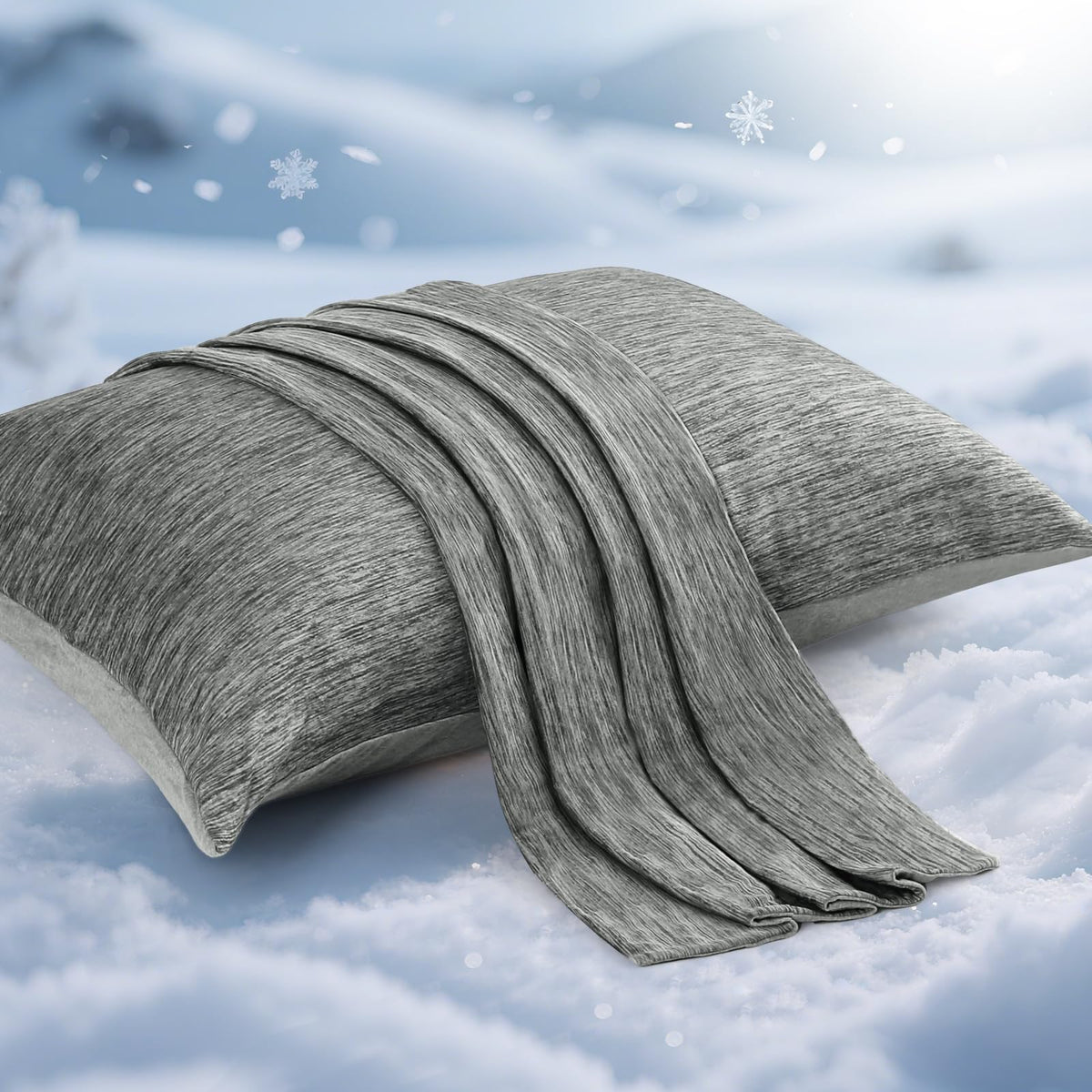 Elegear Cooling Pillow Cases for Hot Sleepers, Set of 2, Standard 20" x 26"