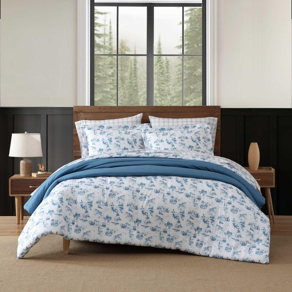 Eddie Bauer - Queen Size Comforter Set with Matching Shams