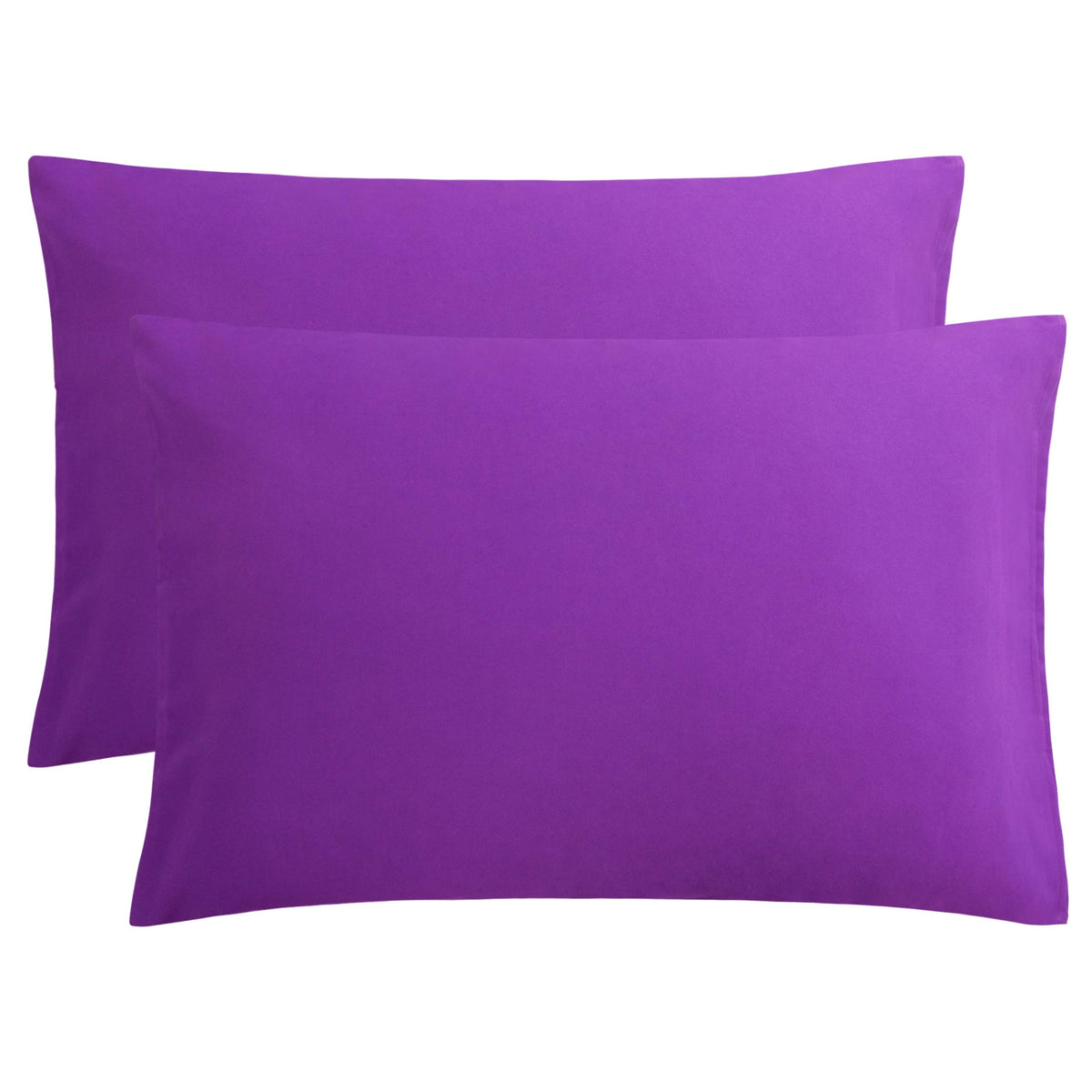 FLXXIE 2-Pack Microfiber King Pillow Cases, Envelope Closure, Navy