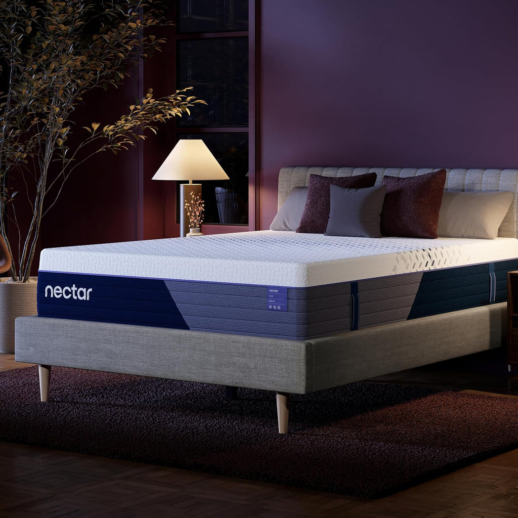 Nectar Ultra 15” Hybrid Mattress, Queen, Soft Feel, 1-Year Trial
