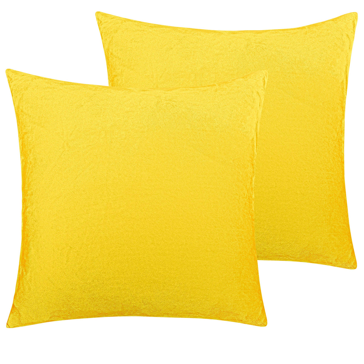 NTBAY King Velvet Pillowcases, Set of 2, Zipper, Camel