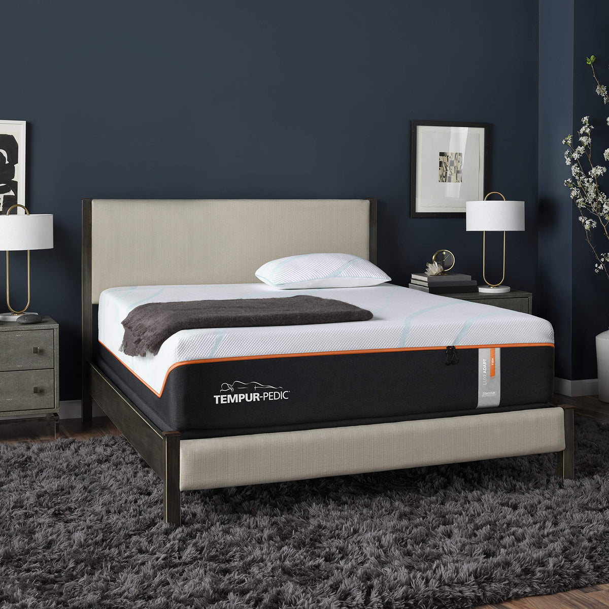TEMPUR- LuxeAdapt 2.0 Firm 13 inch Memory Foam Mattress, Queen