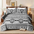 Tyrot Dark Brown King Size Comforter Set – 3 Piece Boho Aztec Western Bedding Sets, Soft Lightweight Comforter for All Seasons, Southwestern Style, 1 Comforter & 2 Pillow Shams