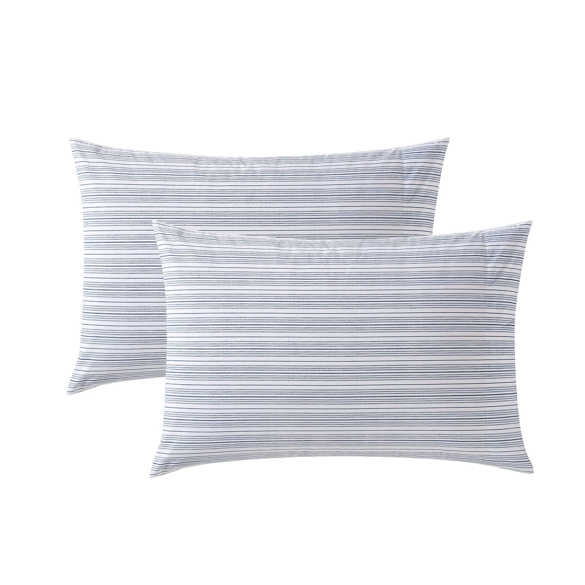 Nautica - Standard Cotton Percale Pillowcase Set, 2-Pack