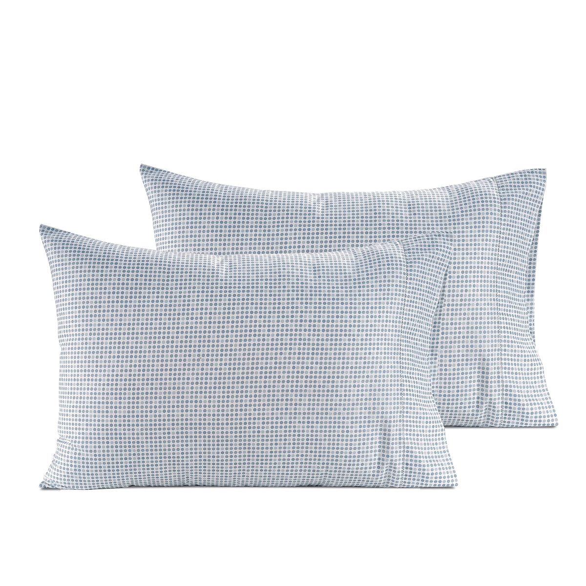 LANE LINEN 100% Organic Cotton Pillow Cases - Standard Size Set of 2 (20"x26") - Soft White Pillow Cases