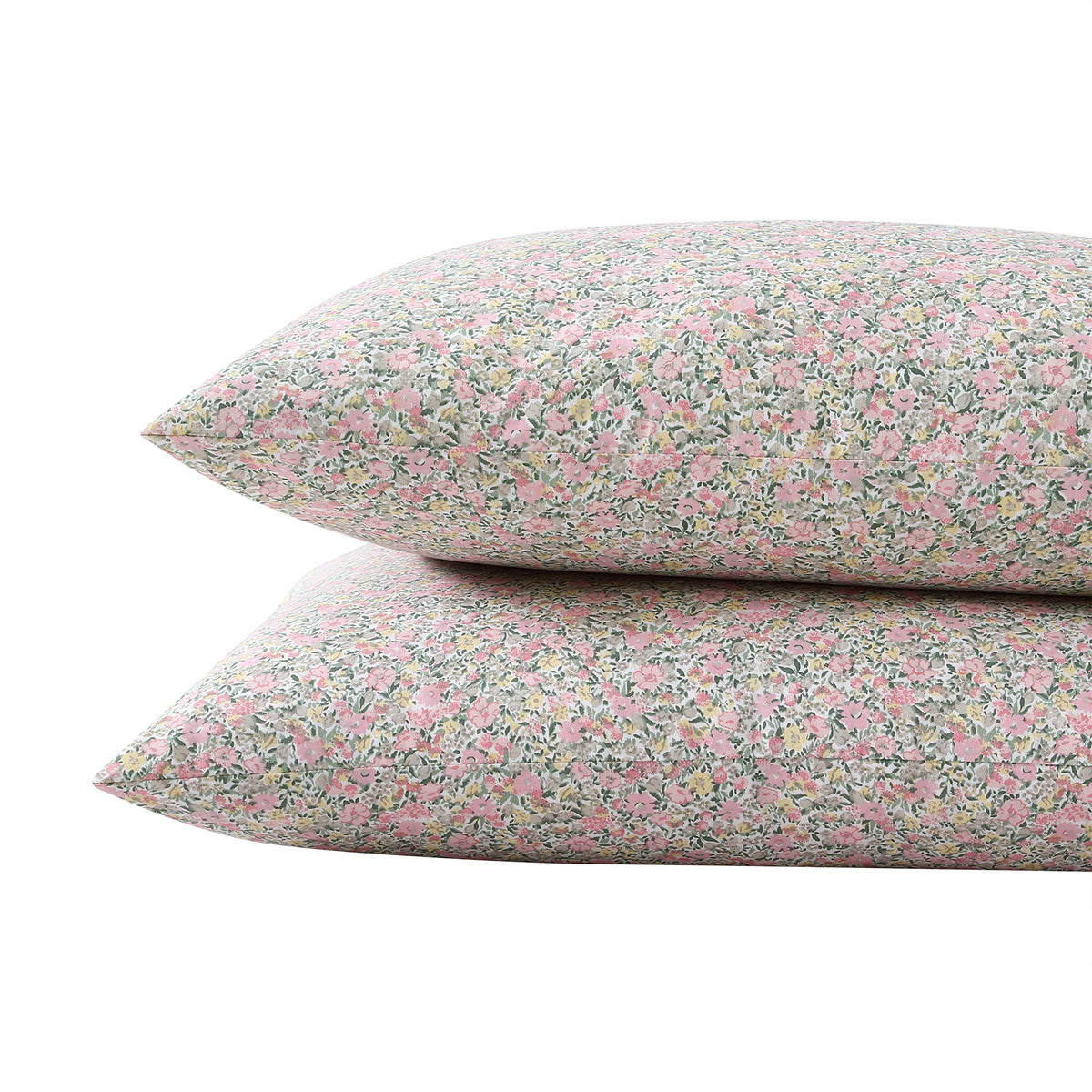Laura Ashley - Standard Size Cotton Percale Pillowcase Set, 2 Pack