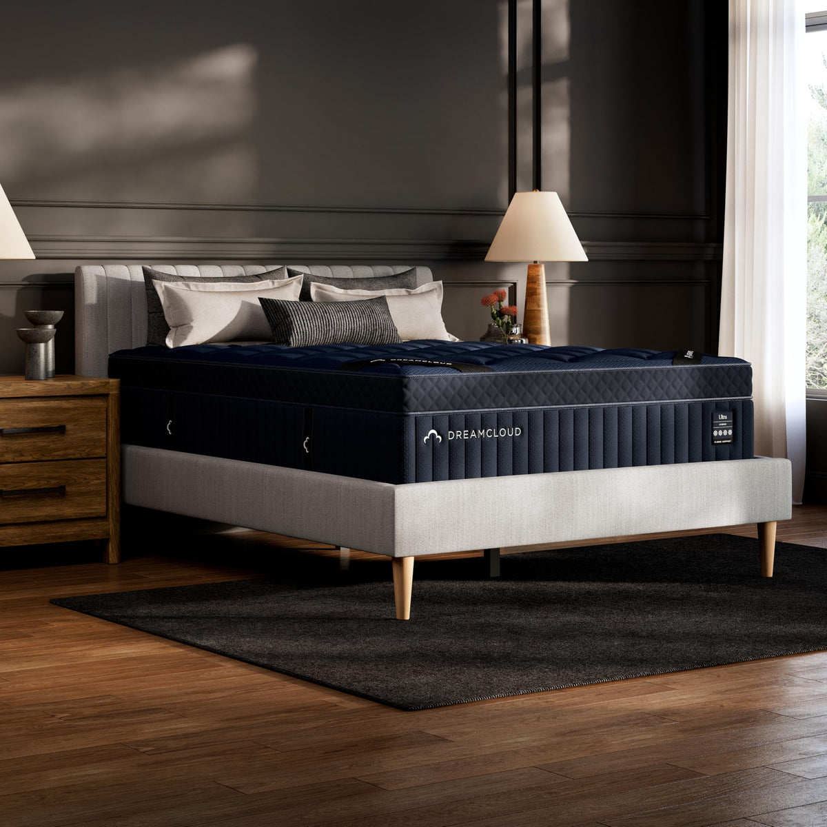 DreamCloud Classic 12" Full Mattress, Hybrid Memory Foam, Firm Feel