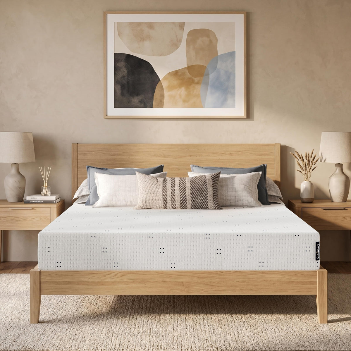 Dyonery Queen Mattress 12 Inch Gel Memory Foam Mattress Firm Support