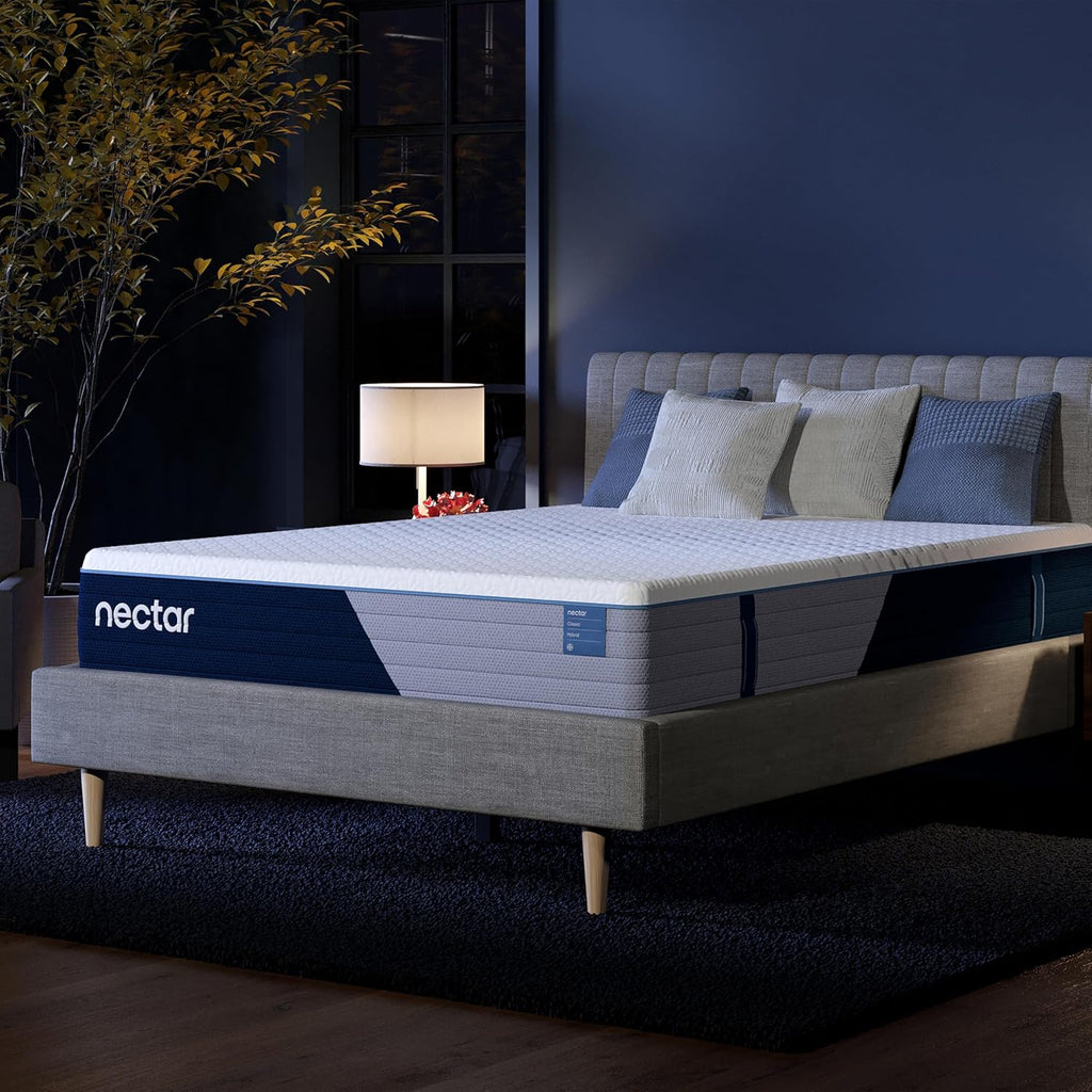 Nectar Ultra 15” Hybrid Mattress, Queen, Soft Feel, 1-Year Trial